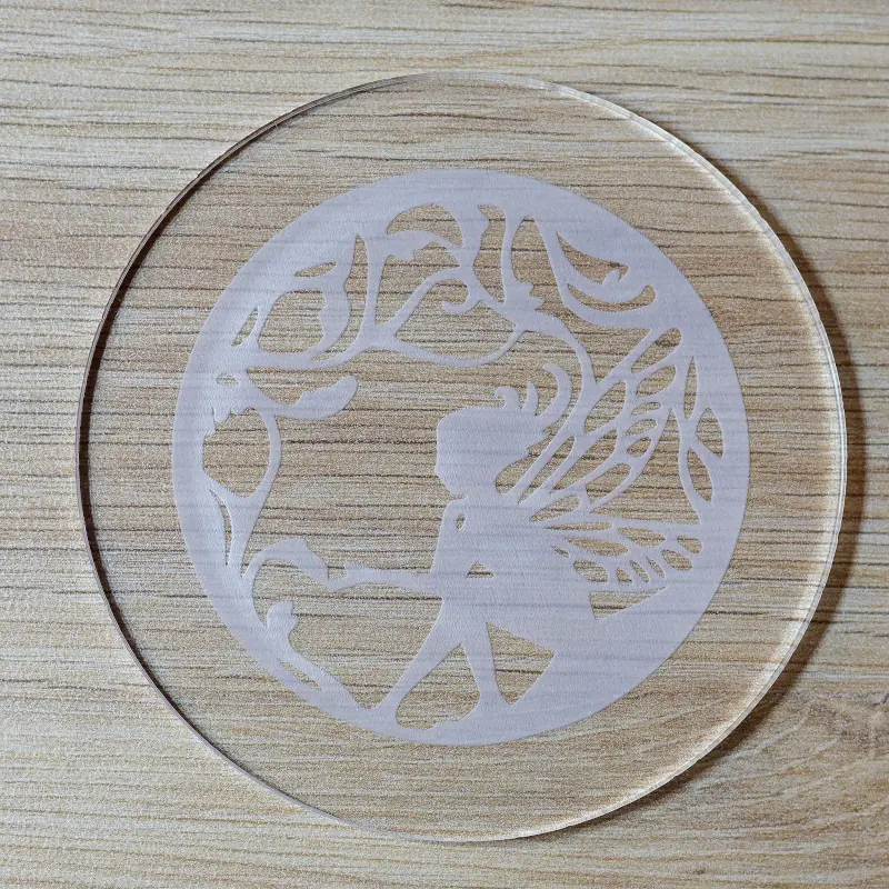 Gravure sur PMMA (acrylique)